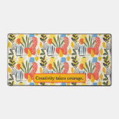 Fuavism Style Levendige kleuren Tuin Pot Bureaumat (Voorkant)