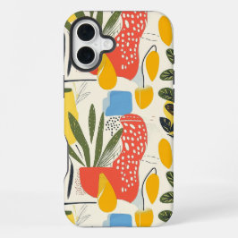 Fuavism Style Levendige kleuren Tuin Pot iPhone 16 Plus Hoesje