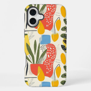 Fuavism Style Levendige kleuren Tuin Pot iPhone 16 Plus Hoesje