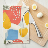 Fuavism Style Levendige kleuren Tuin Pot Theedoek (Quarter Fold)