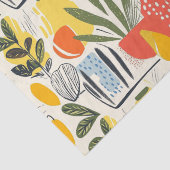 Fuavism Style Levendige kleuren Tuin Pot Tissuepapier (Detail)