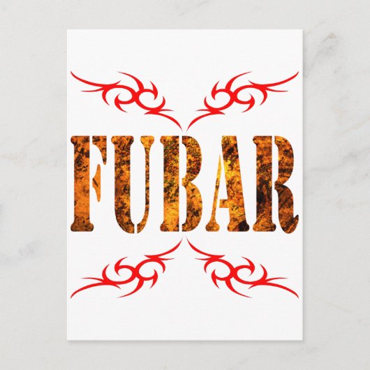FUBAR BRIEFKAART (Voorkant)