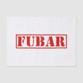 FUBAR TISSUEPAPIER (Voorkant)