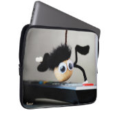 Fubby hangend als de scene van Tom Cruise. Laptop Sleeve (Voorkant Rechts)