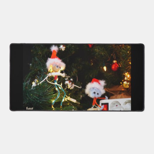 Fubby Kerst humor fine-art. Bureaumat (Voorkant)