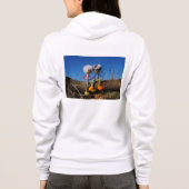 Fubby paartje dat romantisch verliefd zitten. hoodie (Achterkant)