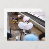 Fubby poppetje als Marilyn Monroe verkleed. Briefkaart (Voorkant / Achterkant)