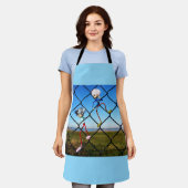 Fubby's die een hek beklimmen. schort (Gedragen)