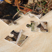 Fubby's die hout zagen. legpuzzel (Zijkant)