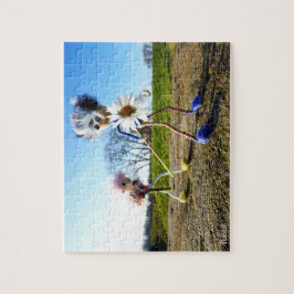 Fubby's in natuur met madeliefjes. legpuzzel