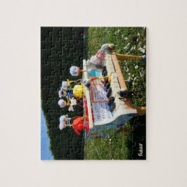 Fubby's op piano die muziek maken en dansen. legpuzzel