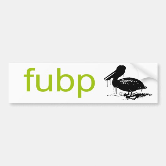 FUBP BUMPERSTICKER (Voorkant)