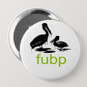 FUBP RONDE BUTTON 4,0 CM (Voorkant /achterkant)