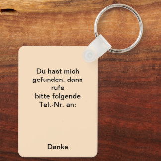 Fuchs auf der Wiese Sleutelhanger