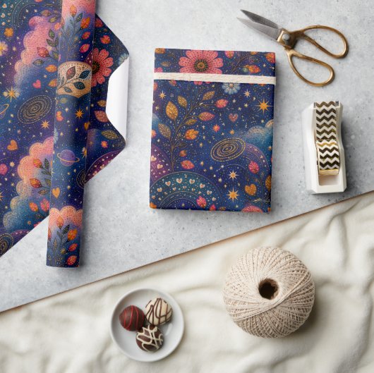 Fuchs im Sternengarten Cadeaupapier (Crafts)