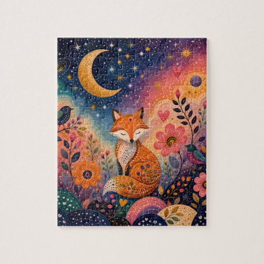 Fuchs im Sternengarten Legpuzzel (Verticaal)