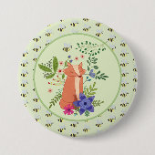 Fuchs im Wald Button (Voorkant)