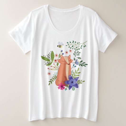 Fuchs im Wald Grote Maat T-shirt (Design voorkant)