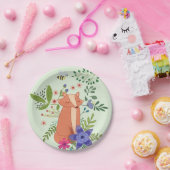 Fuchs im Wald Papieren Bordje (Feest)