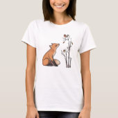 Fuchs und Rotkehlchen T-shirt (Voorkant)