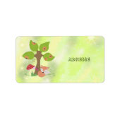 Fuchs unterm Baum Etiket (Voorkant)