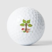 Fuchs unterm Baum  Golfballen (Voorkant)