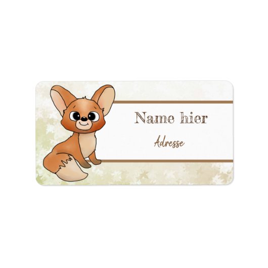 Füchschen Etiket (Voorkant)