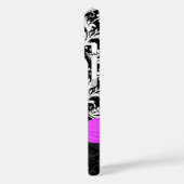 Fuchsi White plus elke kleurbeschadigde printerkri Case-Mate iPhone Case (Achterkant / Links)