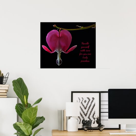 Fuchsia-aanmoediging Poster (Thuiskantoor)