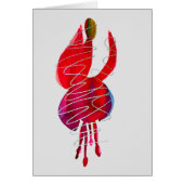 Fuchsia abstracte waterverf floraal (Voorkant)