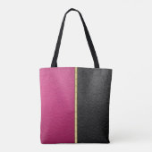 Fuchsia and Black met Gold Draagtas (Achterkant)