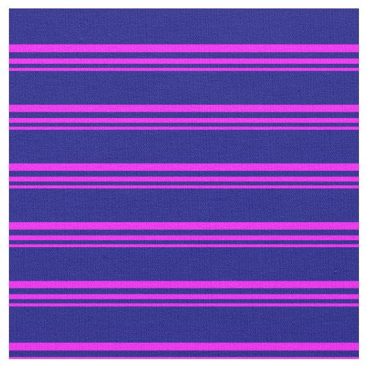 Fuchsia and Blue Stripes Pattern Stof (Close Up)