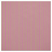 Fuchsia and Green Pattern Stof (Swatch)