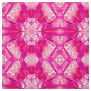 Fuchsia and Pastel Pink Tie Dye Pattern Stof