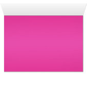 Fuchsia and Turquoise Floral Table Number Kaart (Binenzijde Horizontaal (Onderkant))