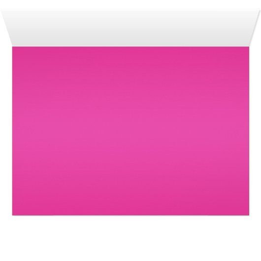 Fuchsia and Turquoise Floral Table Number Kaart (Binenzijde Horizontaal (Onderkant))