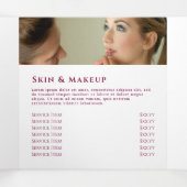 Fuchsia Aquamarine Opal Design Tripli Brochure (Intérieur au milieu)