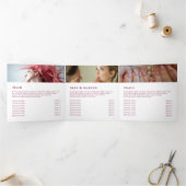 Fuchsia Aquamarine Opal Design Tripli Brochure (Intérieur)