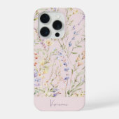 Fuchsia Aquarelle Florale (Verso)