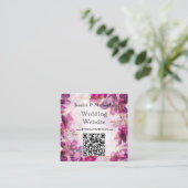 Fuchsia Betovering: Waterverf Informatiekaartje (Staand voorkant)