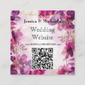 Fuchsia Betovering: Waterverf Informatiekaartje (Voorkant)