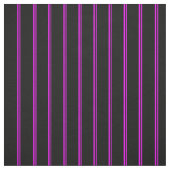 Fuchsia & Black Lined/Striped Pattern Stof (Swatch)
