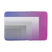 Fuchsia blauw grijs badmat (Voorkant)