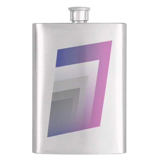 Fuchsia blauw grijs flacon (Voorkant)