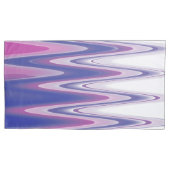 Fuchsia blauw grijs kussensloop (Voorkant-Links)