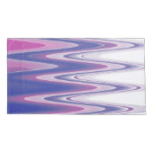 Fuchsia blauw grijs kussensloop (Achterkant-Links)