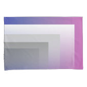 Fuchsia blauw grijs kussensloop (Voorkant-Rechts)