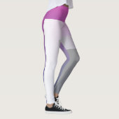 Fuchsia blauw grijs leggings (Rechts)