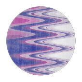 Fuchsia blauw grijs snijplank (Voorkant)