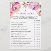 Fuchsia bloemblaadjes over of onder vrijgezellenfe (Voorkant)